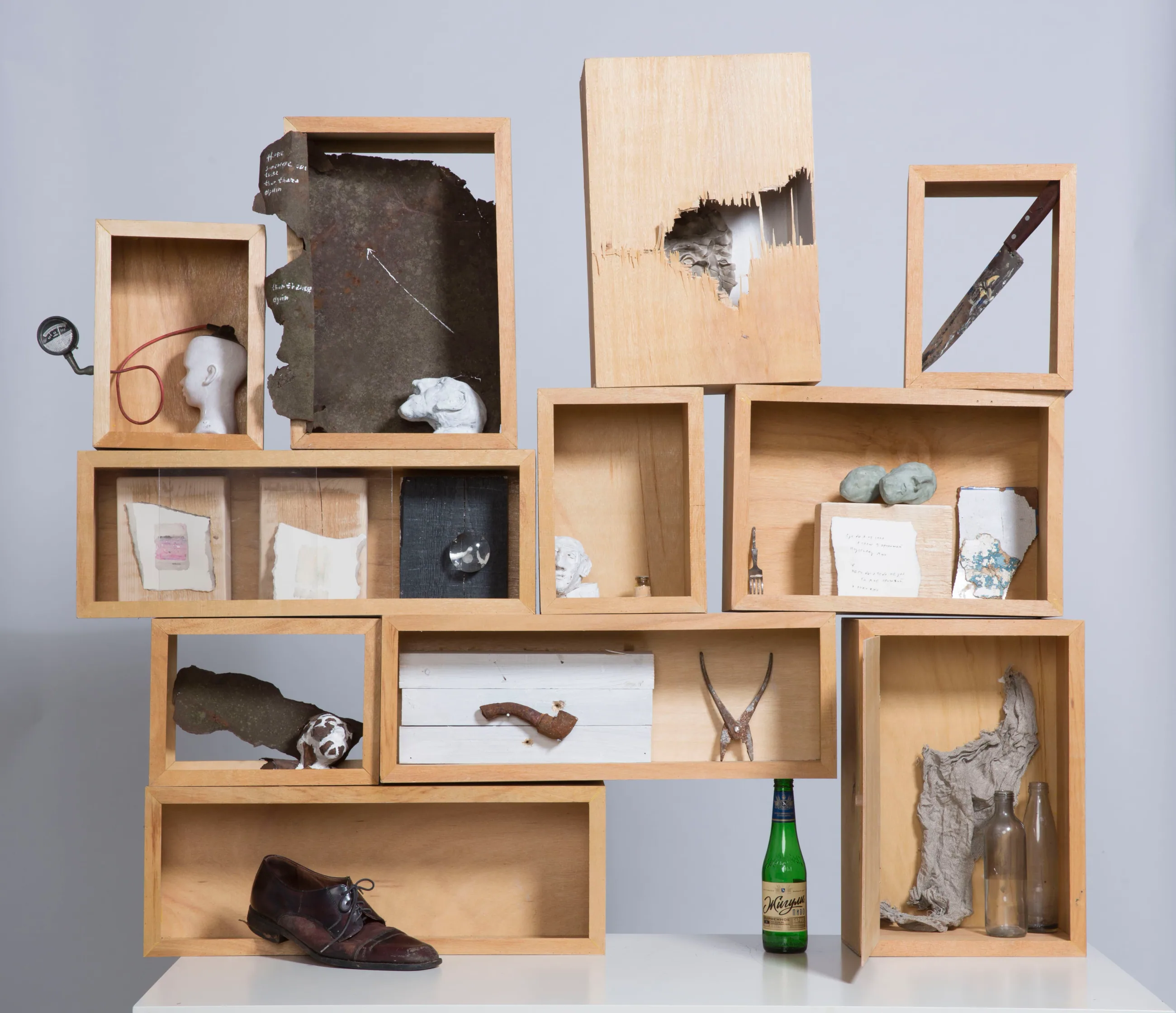 Kitchen Boxes — assemblage series by Ivan-David Kadaner